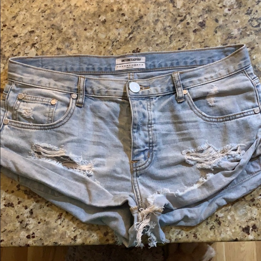 Onexone teaspoon denim shorts